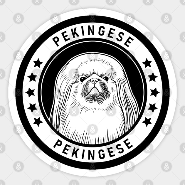 Pekingese Fan Gift Sticker by millersye